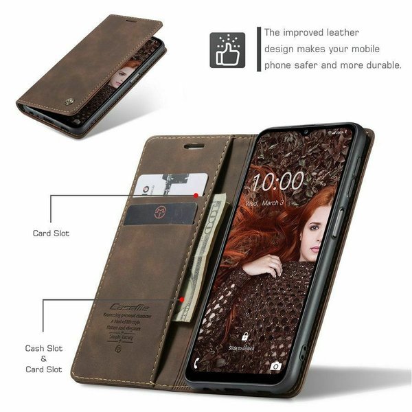 Hülle für Samsung Galaxy A12 Magnet Flip Case Cover