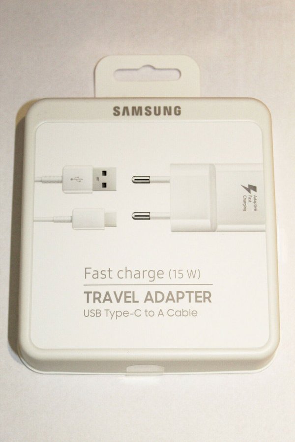 Original Samsung 15W Schnell Ladegerät mit USB-C Ladekabel