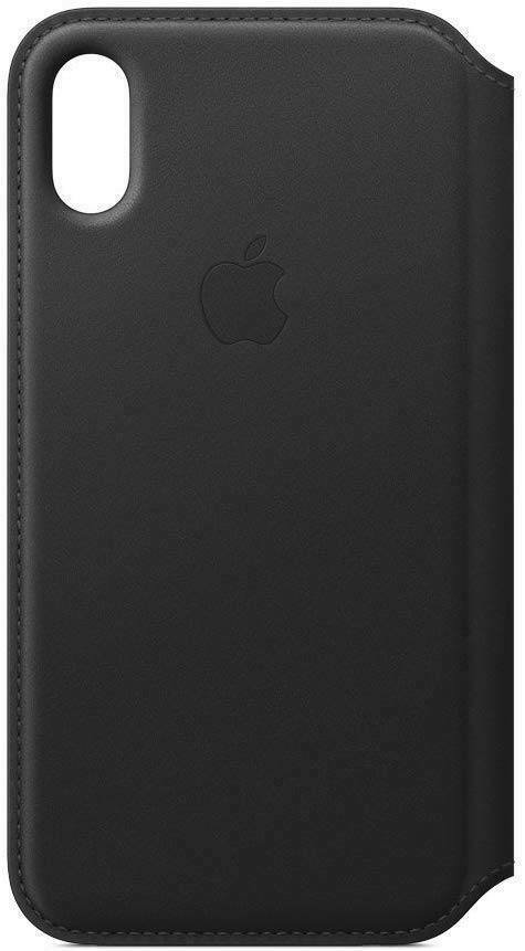 Original Apple iPhone X Leder Folio Case Flip Cover Hülle OVP