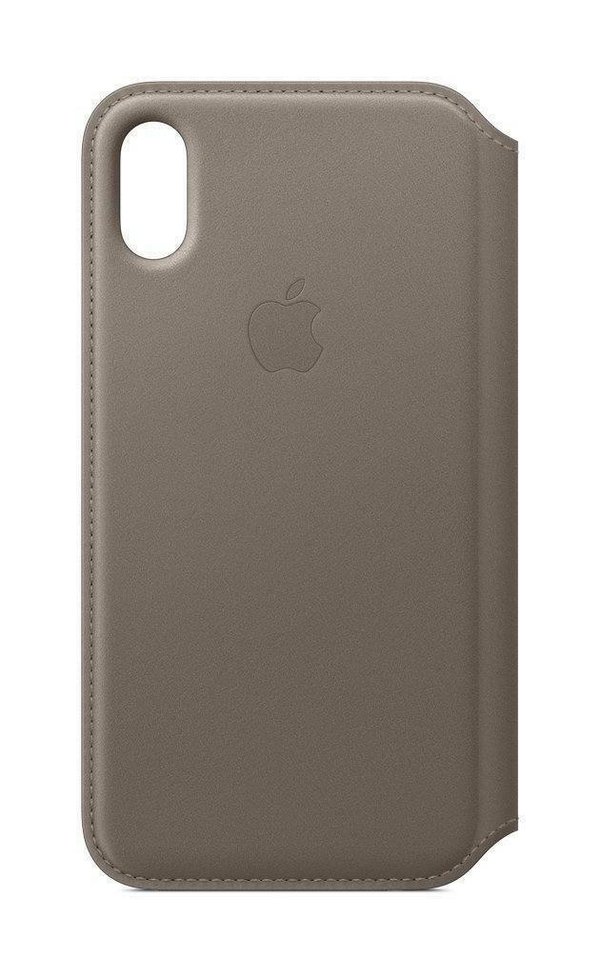 Original Apple iPhone X Leder Folio Case Flip Cover Hülle OVP